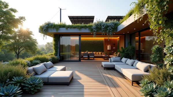 Les toitures modernes pour un espace sain et design